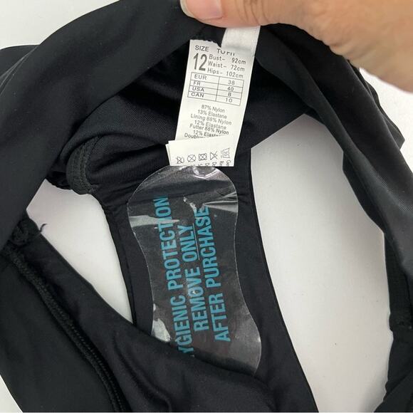 Seafolly High Rise Cheeky Bikini Bottoms Size 8 NEW - Picture 5 of 5